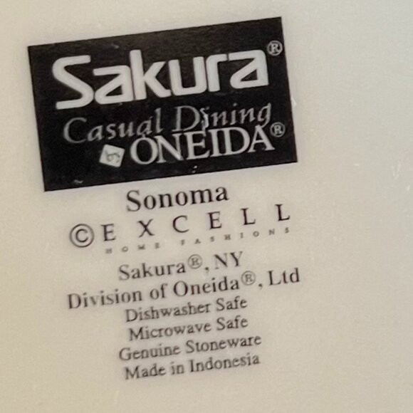 Vintage SAKURA Oneida Excell SONOMA Apples Grapes Pears Fruit Stoneware Mug - Picture 8 of 8